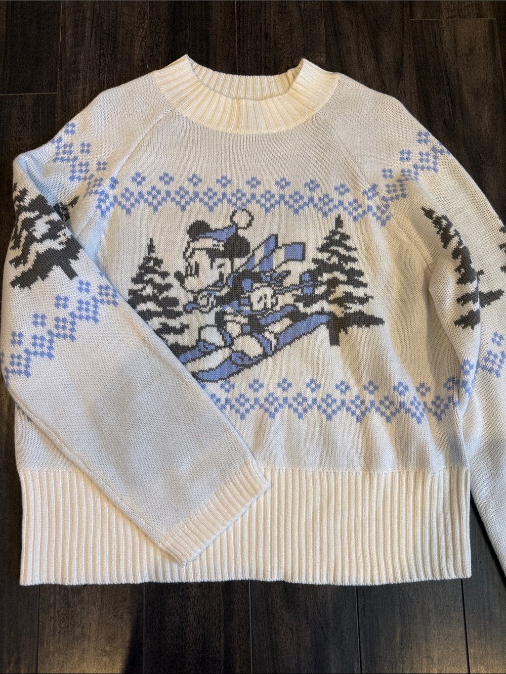 H&M Skiing Mickey Sweater